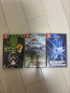 ルイージマンション3・ポケモンレジェンズ・ポケモンシャイニングパールのサムネイル