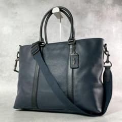 現行モデル COACH コーチ トートバッグ メトロポリタン シボ革 2way 
