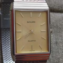 ア390/SUNLORD サンロード S3145 クォーツ 腕時計 稼働品レトロ