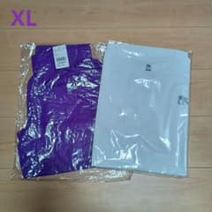 新品未開封品】エゴザルTシャツ バスパン バスケ XL 紫 白