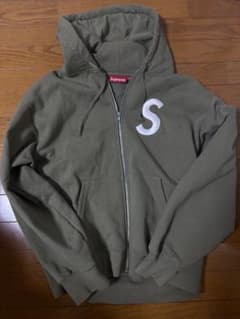Supreme オリーブ sロゴパーカーのサムネイル