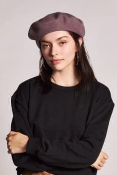 新品 レディース M Brixton Audrey Beret Mauveのサムネイル