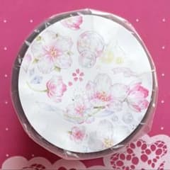 贝壳光 樱时 ダイカット加工 6cm×5m 海外マスキングテープ　海外マステ　桜 贝壳光 清露樱蝶 6cm×5m 海外マスキングテープ 桜 - メルカリ