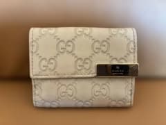 Thumbnail of 《2回使用》GUCCI グッチシマ　レザー三つ折り財布