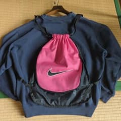 00s ナイキ ナップサック ピンク y2k ノームコア テック シティ - メルカリ