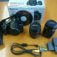 Rinko様専用  ★初心者入門★CANON　キャノンKiss 望遠Wレンズのサムネイル