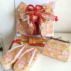 京都おくむら製　上質作り帯筥迫草履など小物セット☆七五三７歳 京都おくむら製 上質作り帯筥迫草履など小物セット☆七五三7歳 - メルカリ