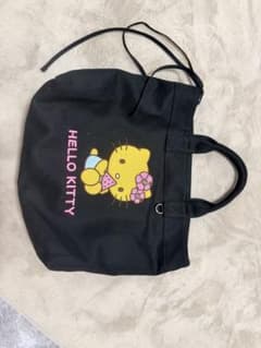 HELLO KITTY トートバッグ ブラックのサムネイル