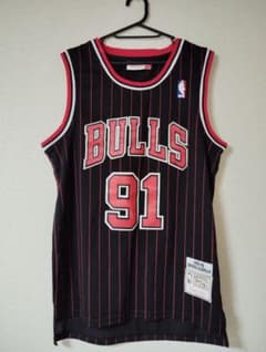 90s ロッドマン NBA RODMAN BULLS ヴィンテージ タンクトップ Mitchell & Ness NBA Bulls Rodman 91 L - メルカリ