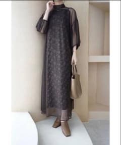 acka sheer camisole onepiece オケージョン お呼ばれ - メルカリ