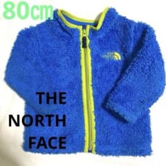 THE NORTH FACE キッズ フリースジャケット 80 ブルー×ライムのサムネイル