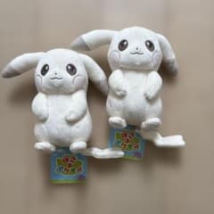 うすいろピカチュウ ポケモン ぬいぐるみ ホワイト　ぽこあ　ポケモン　2個セット うすいろピカチュウ ポケモン ぬいぐるみ ホワイト ぽこあ ポケモン 2