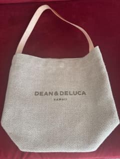 ハワイ限定 DEAN&DELUCA 10周年記念 リネンレザーハンドルトートのサムネイル