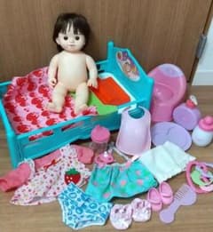 【美品】ぽぽちゃんお世話セット（お風呂も入れる）のサムネイル