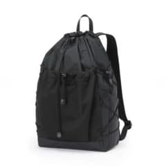 【無印良品】撥水リップストップリュックサック【黒】のサムネイル