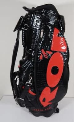 RODDIO ロッディオ キャディーバッグ RED ブラック　023 RODDIO ロッディオ キャディーバッグ RED ブラック 023 - メルカリ