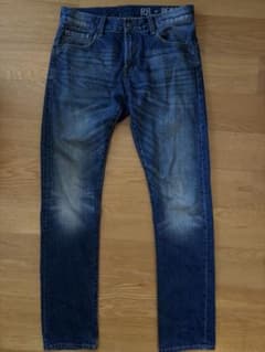 RRL ダブルアールエル ビンテージ加工 デニム パンツ ブルー 30 米国製 RRL ダブルアールエル ビンテージ加工 デニム パンツ ブルー 30 米国製