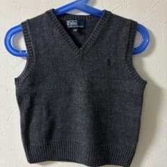 Polo by Ralph Lauren Vネック ニットベスト 110cmのサムネイル