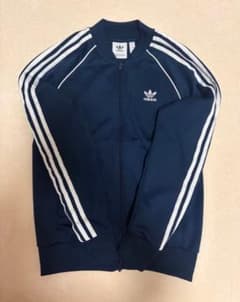  トレフォイルロゴ ジャージ ネイビー adidas トレフォイルロゴ ジャージ ネイビー - メルカリ
