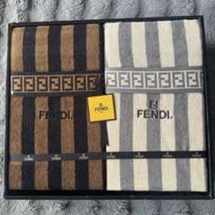 FENDI タオルケット 140cm x 200cm 2枚 フェンディ ズッカ柄 - メルカリ