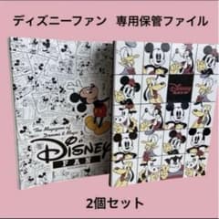雑誌【DisneyFAN】 ディズニーファン 専用保管ファイル 2個セット 希少