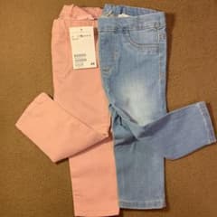 即OK★レギンスデニムパンツ2本セットのサムネイル