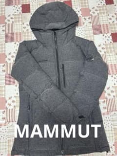 MAMMUT ダウンジャケット フード付き グレーのサムネイル