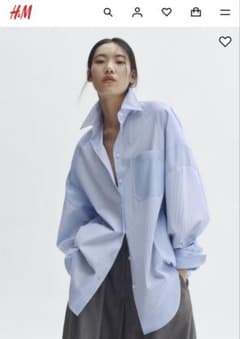 R*x様 STELLA MCCARTNEY H&M オーバーサイズパネルポプリン - メルカリ