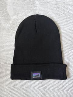 Patagonia ニット帽 ビーニー ブラックのサムネイル