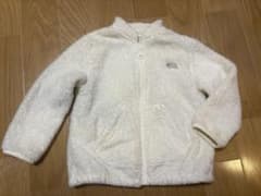 UNIQLO BABY フリース アウター 100cm アイボリー 美品のサムネイル