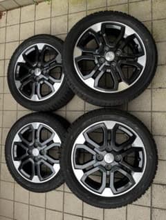 ダイハツ　ウェイク純正ホイール&スタッドレス4本セットのサムネイル