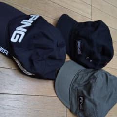 PING キャップ　３点のサムネイル