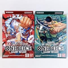 新品未開封 ワンピースカード スタートデッキ 赤 ルフィ 緑 ゾロ 2種