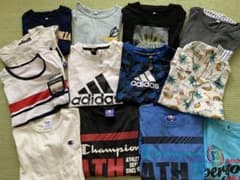 13着まとめ売り　チャンピオン tシャツ130 adidas キッズのサムネイル