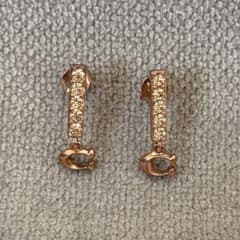 COACH コーチ ピアス ローズゴールドのサムネイル