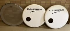 アサプラ　カノウプス　バスドラムヘッド3点　　aspr CANOPUSのサムネイル