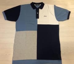 新品未使用 Harvard クロスパッチ ポロシャツ L 綿100% 日本製