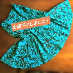 フラダンス用 スカート ボタニカル柄