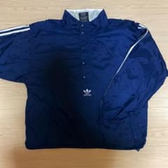 adidas originals ハーフジップ ナイロンジャケット 古着のサムネイル