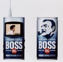 BOSS景品　缶テレビのサムネイル