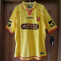 【サイン入り】メッシーナ　ユニフォーム 柳沢敦 #20　サッカーユニフォーム サイン入り】メッシーナ サッカーユニフォーム 柳沢敦 #20 鹿島