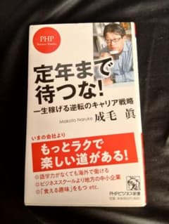 定年まで待つな！ 一生稼げる逆転のキャリア戦略 成毛眞のサムネイル