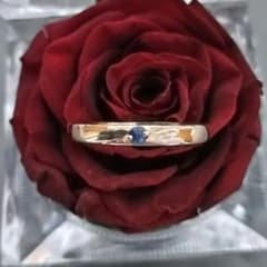 K10 10金 ブルーサファイアリング 17号のサムネイル