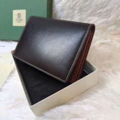 【美品】CYPRIS 名刺入れ Card Holder 牛革　本革のサムネイル