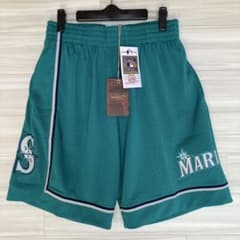 【新品】メジャーリーグ　MLB シアトル・マリナーズ　ハーフパンツ　バスパン 94350181.jpg 応援グッズ