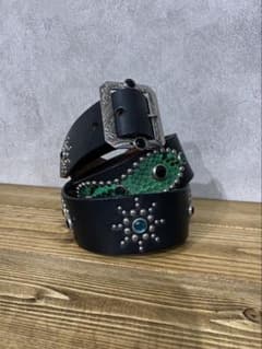 010 本革 W36 スタッズ ベルト ビンテージ ヴィンテージ HTC 010 本革 W36 スタッズ ベルト ビンテージ ヴィンテージ HTC - メルカリ