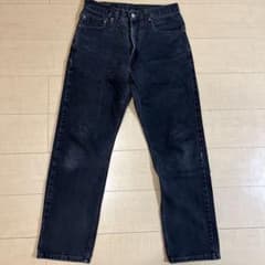 Levi’s 505 後染めブラックW32L30 髭落ち Levi's 505 後染めブラックW32L30 髭落ち - メルカリ