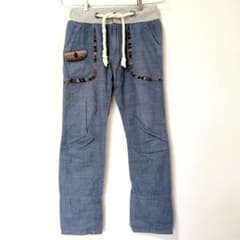BROOKLYN INDUSTRIES denim-style easy pants, casual.