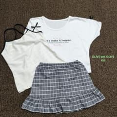 OLIVE des OLIVE　水着　セットアップ　150cmのサムネイル