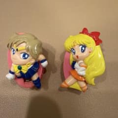 Vintage Sailor Moon Uranus & Venus Magnetic Clip